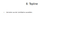 8. Topline
