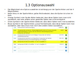 1.3 Optionauswahl