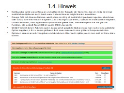1.4. Hinweis