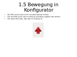 1.5 Bewegung in Konfigurator